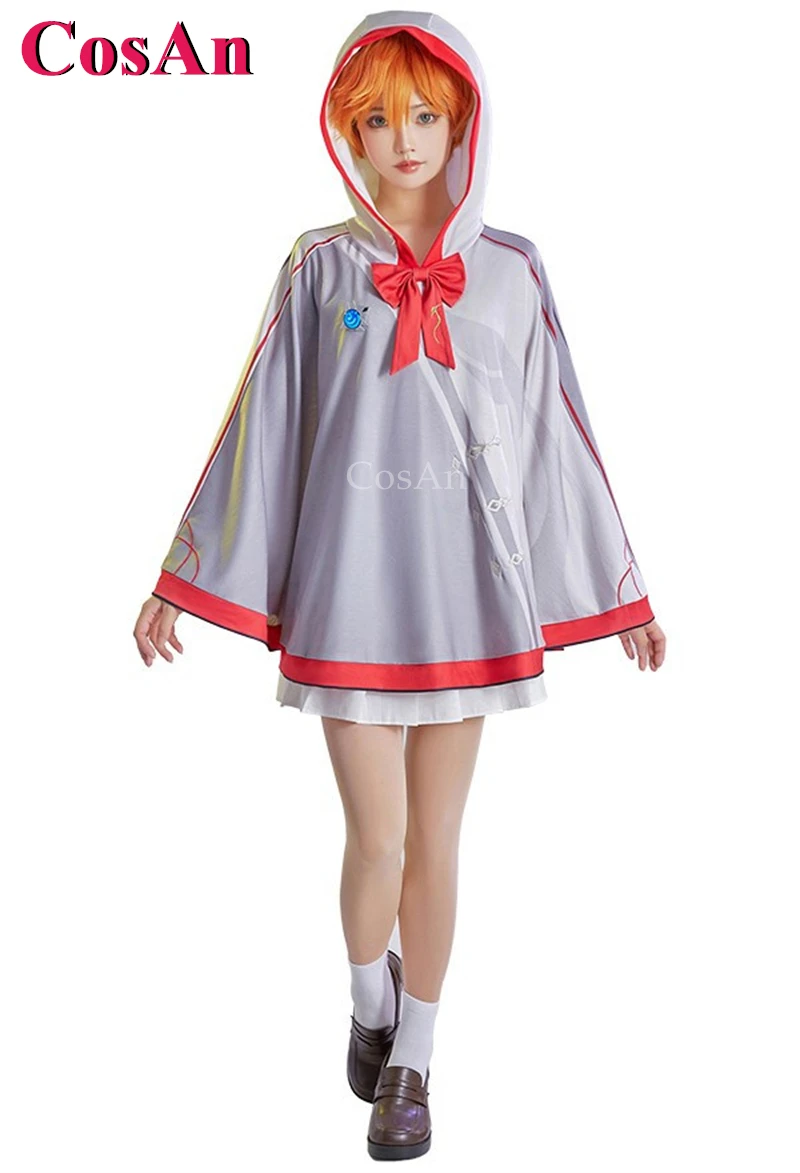 CosAn Game Genshin Impact Tartaglia Cosplay Costumes Fashion Autumn And Winter For Women's Daily Wear Coat Lovely Cloak New S-XL view 6