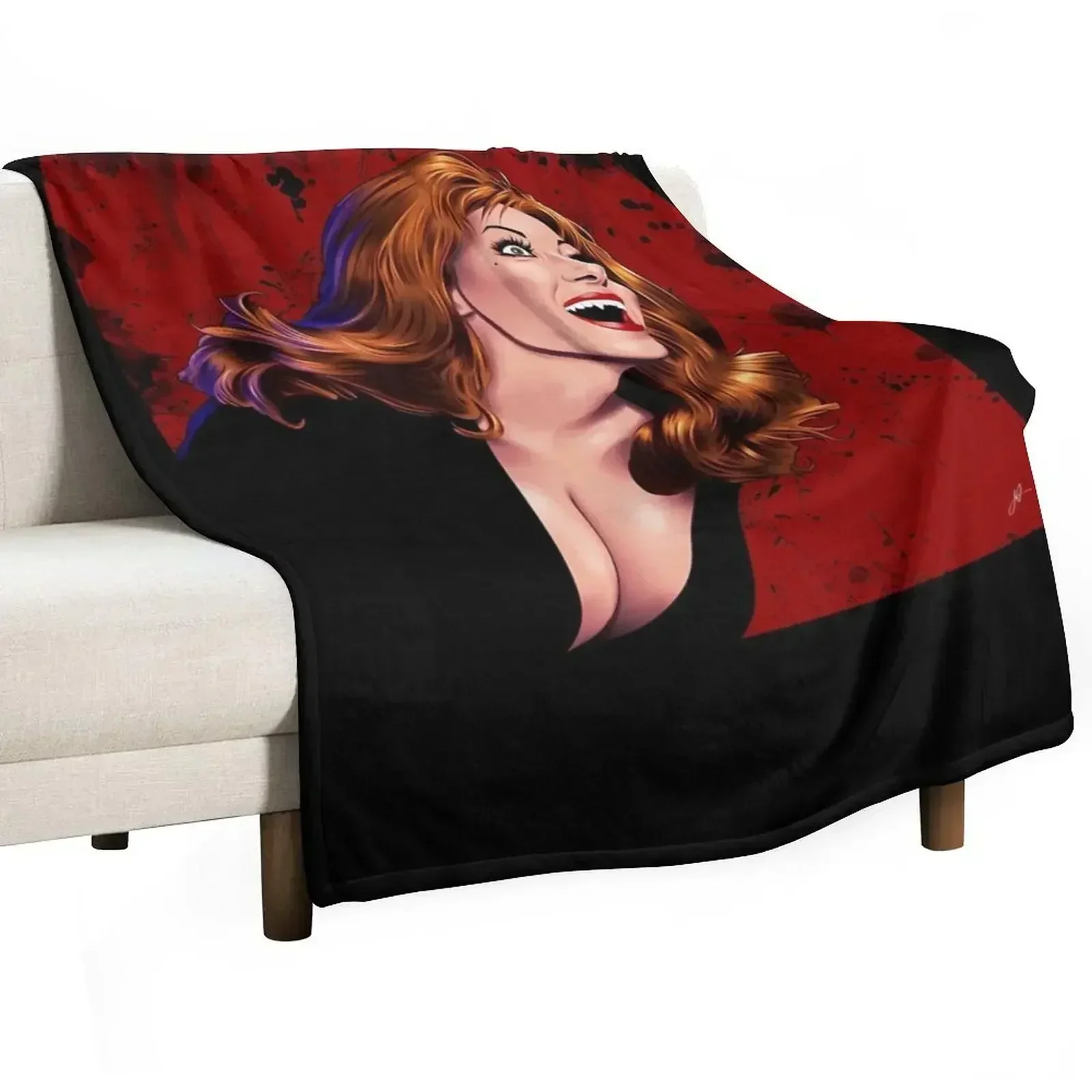 

Countess Dracula Throw Blanket anime Flannels cosplay anime Blankets