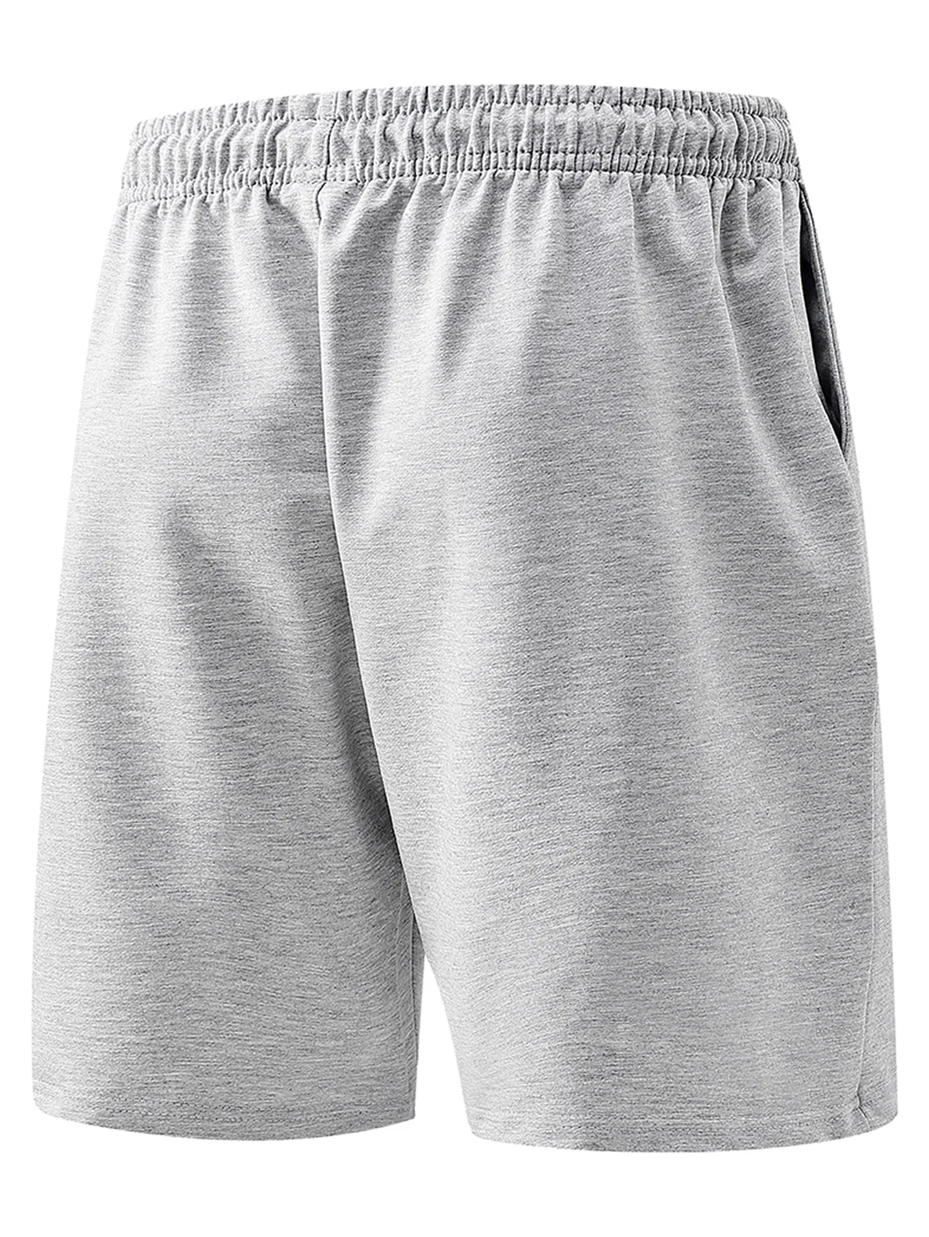 Men's solid color drawstring shorts suitable for summer activities outdoor exercise, beach outings sports and leisure occasions