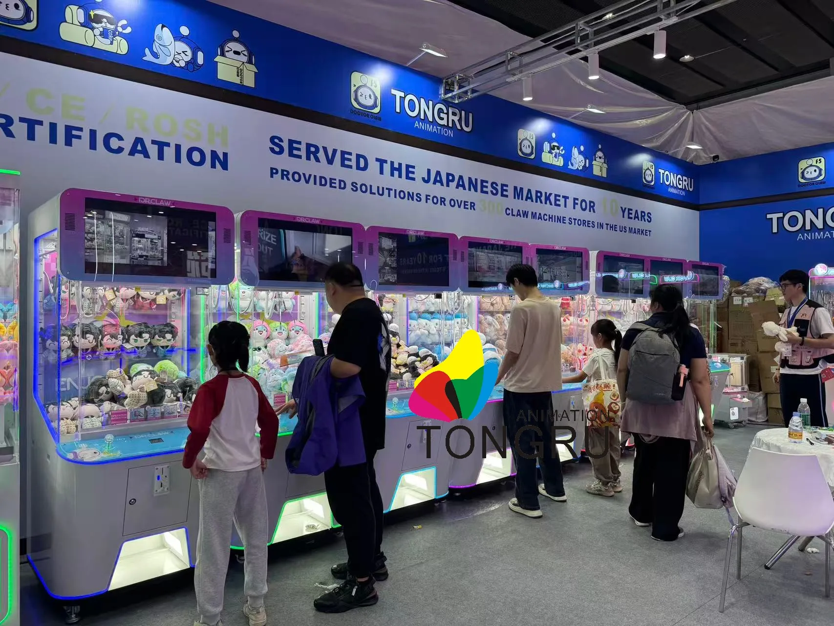 Premium Cost Effective Arcade Claw Machine Integrated Usb Video Player For High End Commercial Zones Within Us Shopping Mall