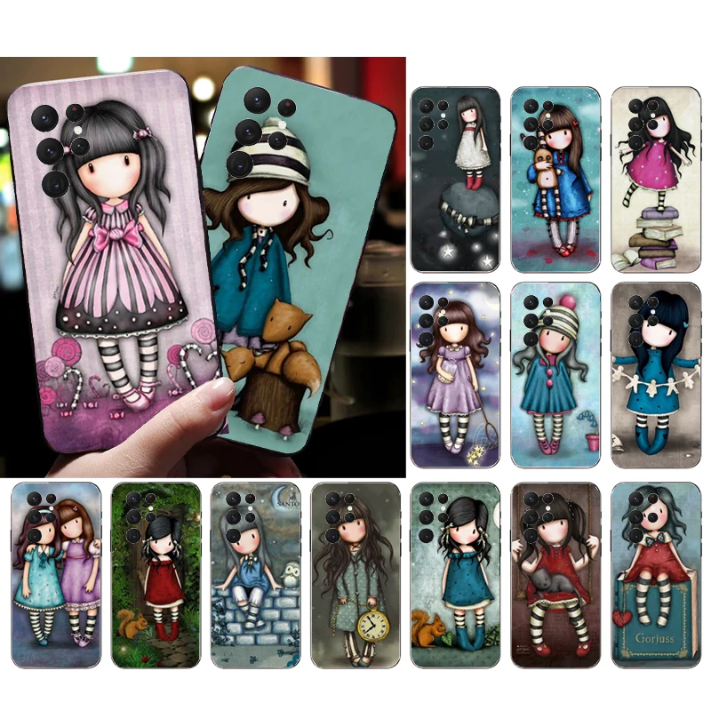 Cute-Gorjuss Girl Phone Case For Samsung S24 S23 S22 S21 S20 Ultra S20 S22 S21 S10E S20 FE S24 Plus