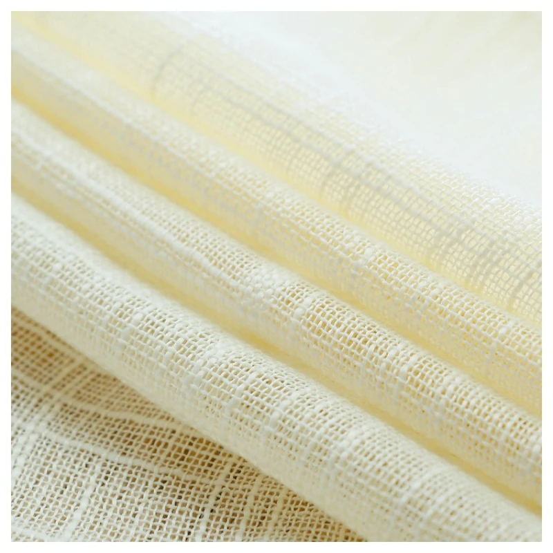 Home Office Buy - Rideaux en tulle de lin croisé