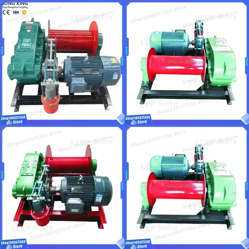 2 Ton 3 Ton 5 Ton Hydraulic Wire Rope Winch With Remote Control High Speed Gear Motor And Bearing For Trailer Vehicles Heavy