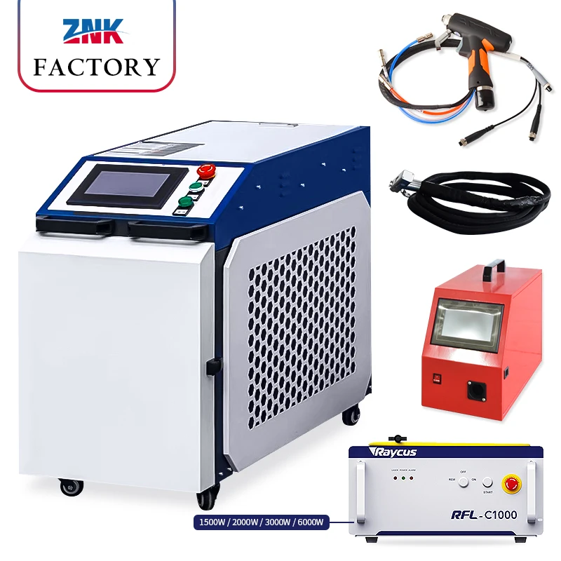 

Water Cooling ZNK 1500w 2000w 3000w 4-in-1 Handheld Laser Welder Easy Operation Laser Welding Machine with SUP Welding System