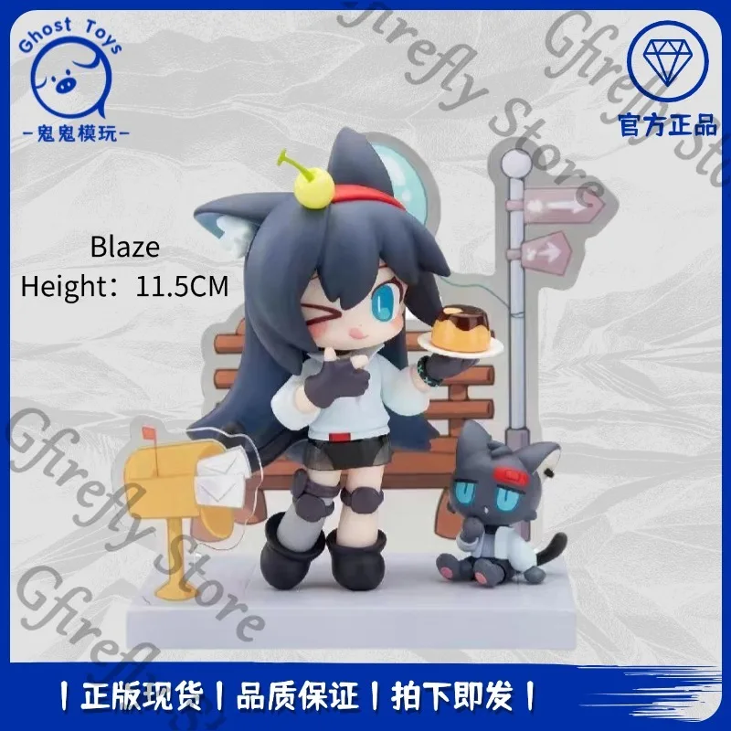 

Arknights Blaze Q Version Handcraft Mascot Genuine Figurine Garage Kits Cosplay High Quality Collector's Edition Ornaments