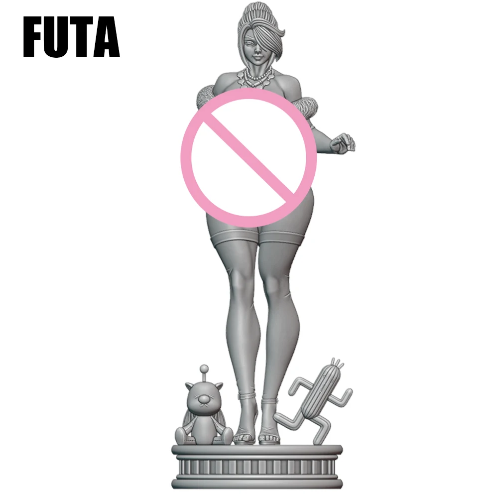 

1/24 3d Printing Model Kit FUTA Belle Sexy Lulu NSFW Doll Anime Figure Model Kit DIY Miniature Reduction Statue Unpainted Toys