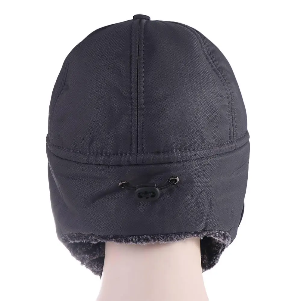 Acrylic Fibers Windproof Ear Protection Pilot Hat Ear Protection Warm Men's Stylish Warm Ear Protection Caps Soft Thickened
