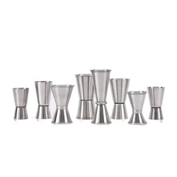 15/30ml o 25/50ml Cocktail Drink Wine Shaker accessori da Bar in acciaio misuratore di alcol alcolico gadget da cucina