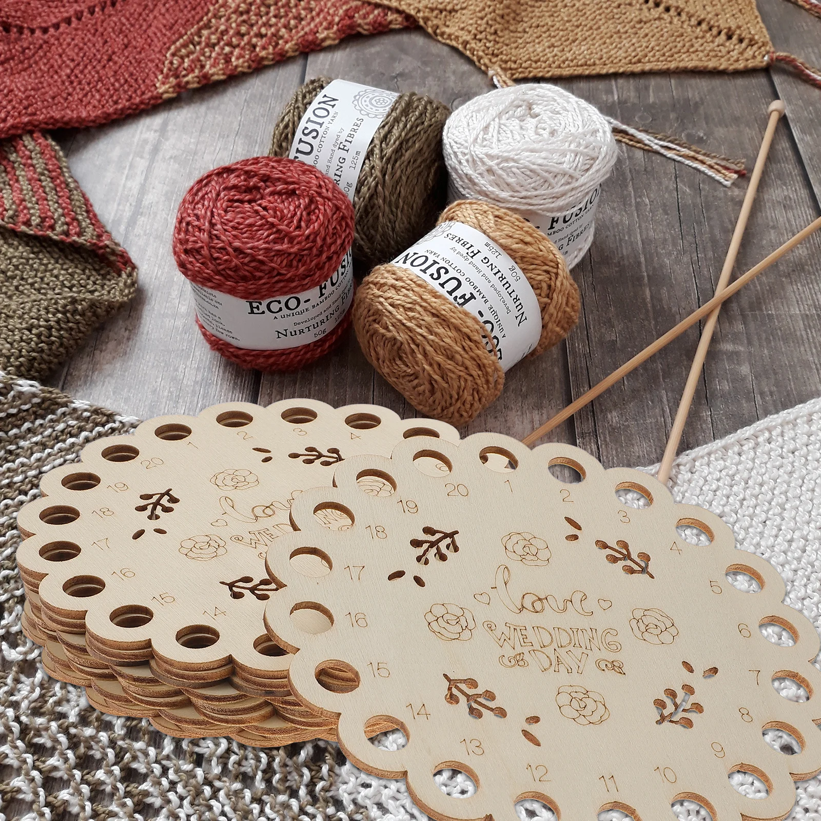 

10Pcs Embroidery Floss Storage Board Wooden Cross Stitch Thread Organizer for Efficient Crafting Embroidery Floss Organizer