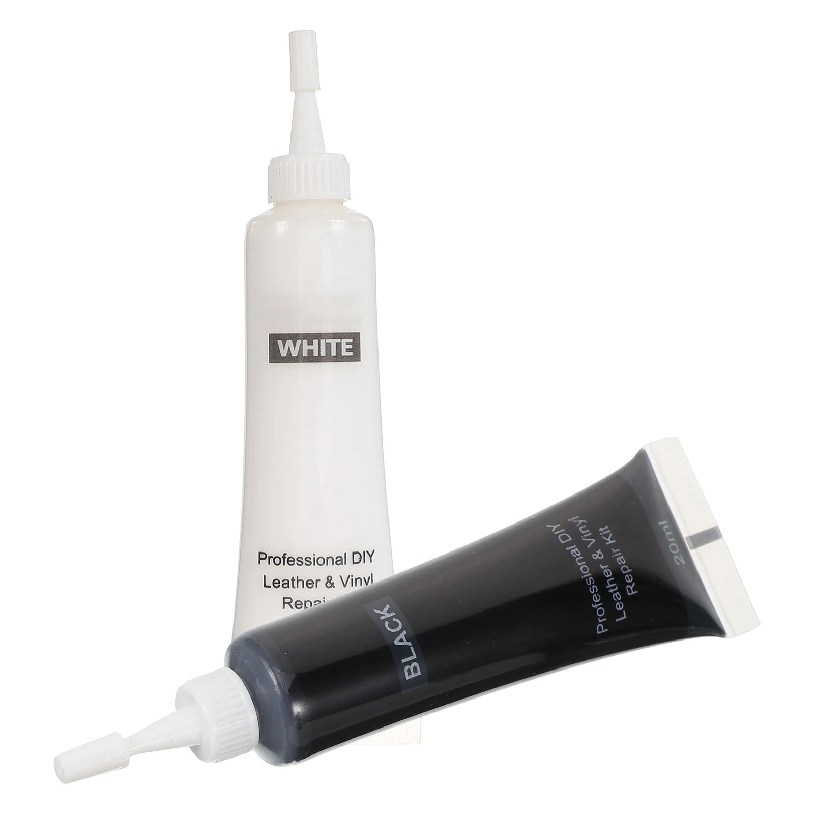 

2pcs Repair Cream 20ml Black White for Car Seat Sofa Furniture Dash Vinyl Restoration Kit Rip Tool