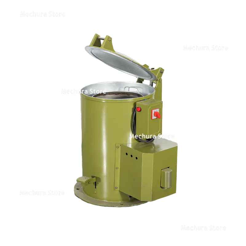 Industrial Centrifuge Dehydrator Spin Dryer Single Drum Hot Air Metal Remover Spin-Dry Barrel Drying Machine Oil Extraction Drum