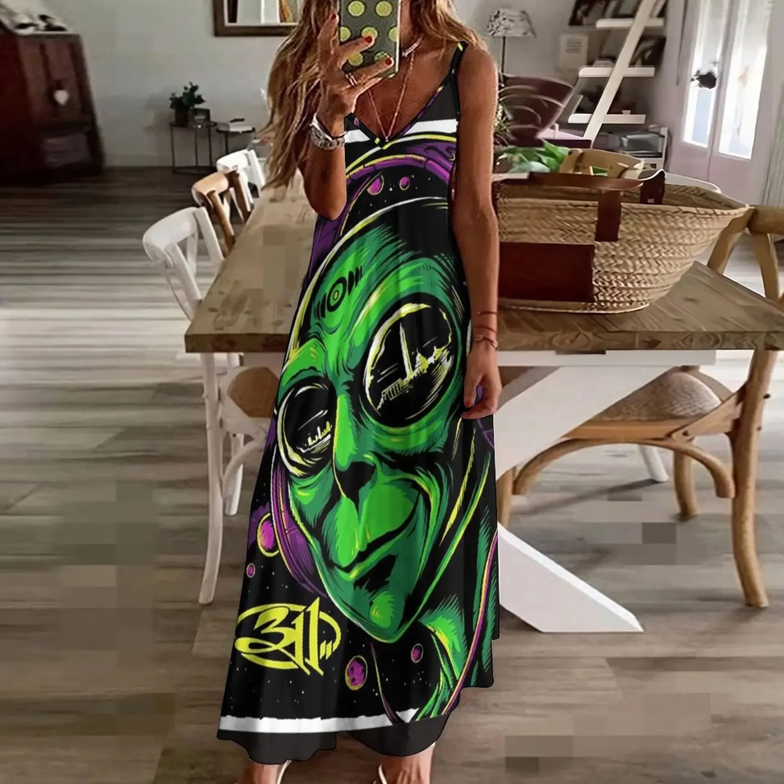 311 Alien klassisches T-Shirt, ärmelloses Kleid, Kleider für den Abschlussball, Damenkleider, schickes und elegantes Damenkleid