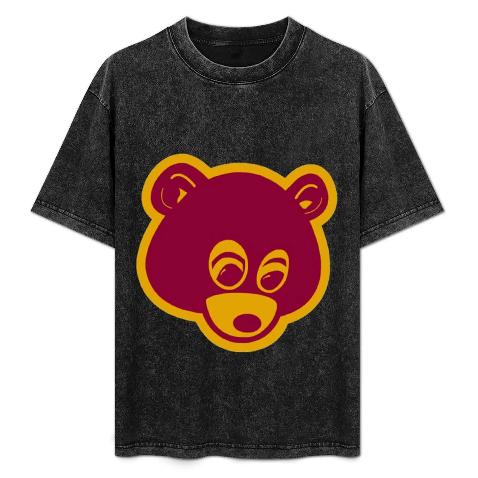 Kanye West Dropout Bear T-Shirt Basic Short Sleeve T-Shirt for Men