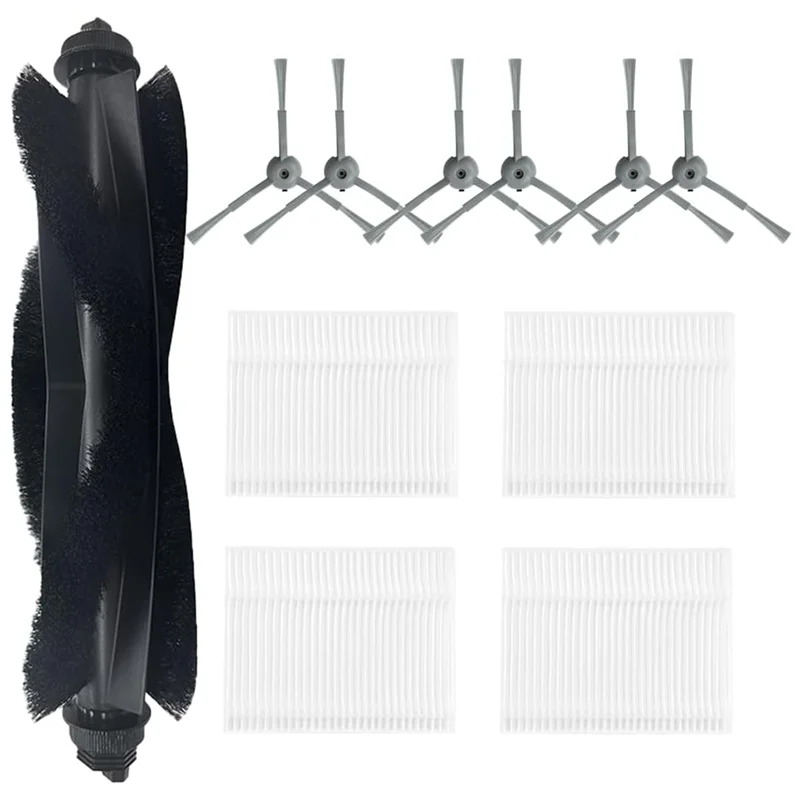 ABRG-For Eufy L50 L60 Serie جهاز آلي لتنظيف الأتربة فرشاة جانبية رئيسية فلتر Hepa استبدال أجزاء الملحقات