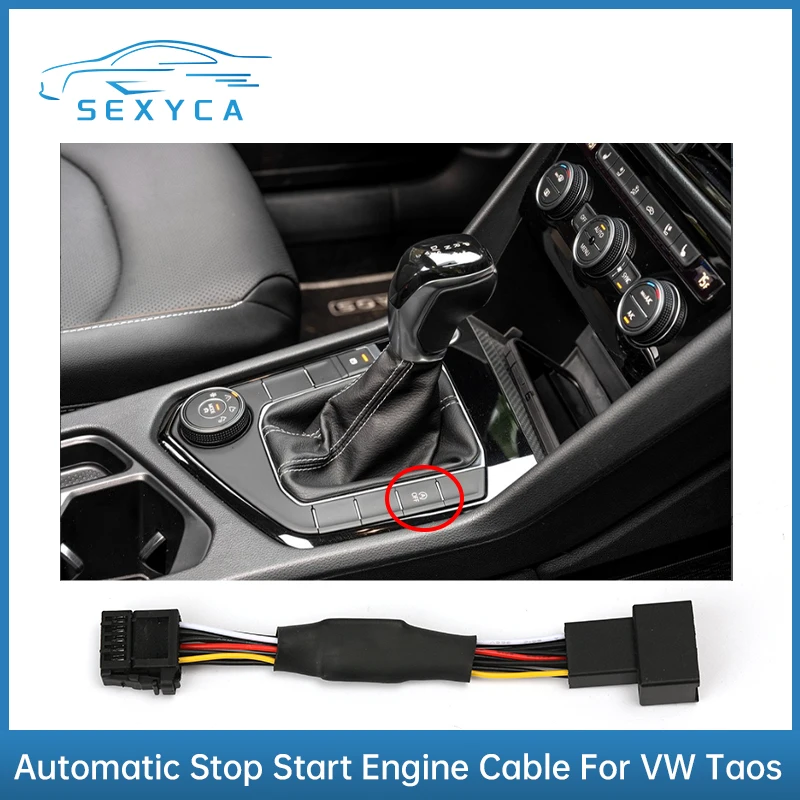 For VW Volkswagen Taos 2021-2023 Car Smart Auto Stop Canceller Automatic Stop Start Engine Eliminator Device Disable Plug Cable