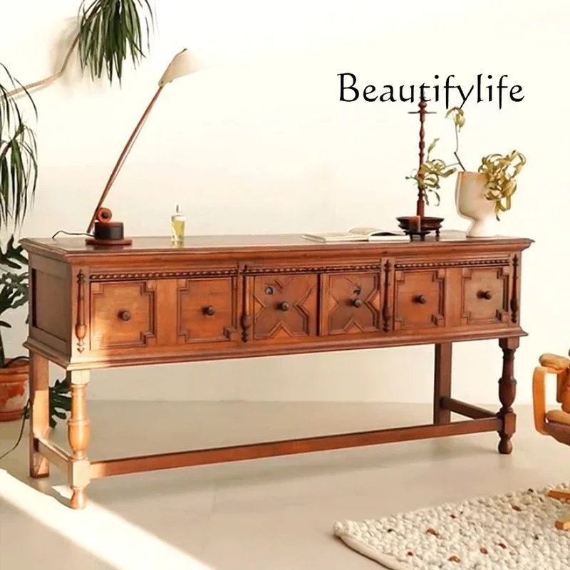 

XE Nordic Solid Wood Side Cabinet Decoración Hogar Smart Home，kitchens Accessories，casa