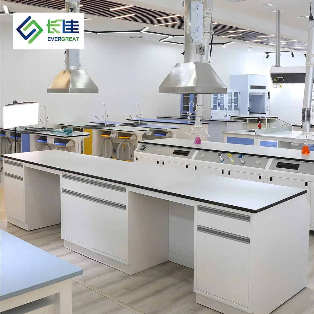 Customized All Steel Top Biology C Frame Chemical Characteristics Test Laboratory Bench