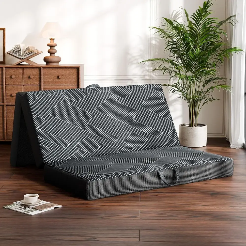 

Портативный складной матрас из пены с эффектом памяти, со съемным чехлом, нескользящим основанием, идеально подходит для путешествий и кемпинга, 5, 78x58