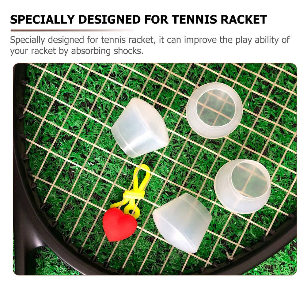 

Tennis Racket Silicone Shockproof Cover Protective Grip Handle Cap Covers Racquet End Lid Anti Slip Sports Accessories