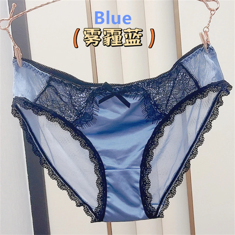 Ropa interior femenina satin lace lenceria Plus size underwear women Light luxury bragas seamless lingerie woman sexy panties