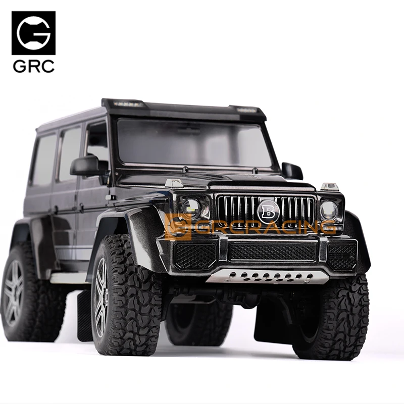 KXRC Electroplated Silver Front Face Grid Vertical Grille Decorate for 1/10 RC Crawler Car Traxxas TRX4 G500 TRX6 G63 AMG Parts