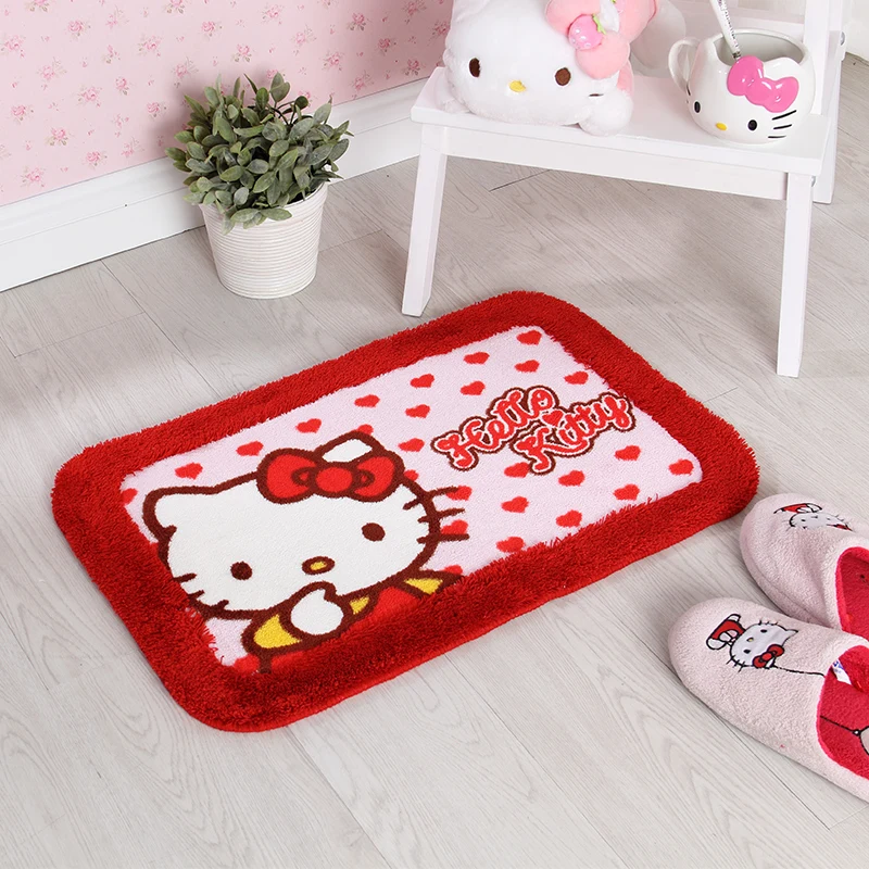 Factory direct sales of irregular shaped flocked jacquard door mats for children's games, anti slip mats for Japanese and Korean