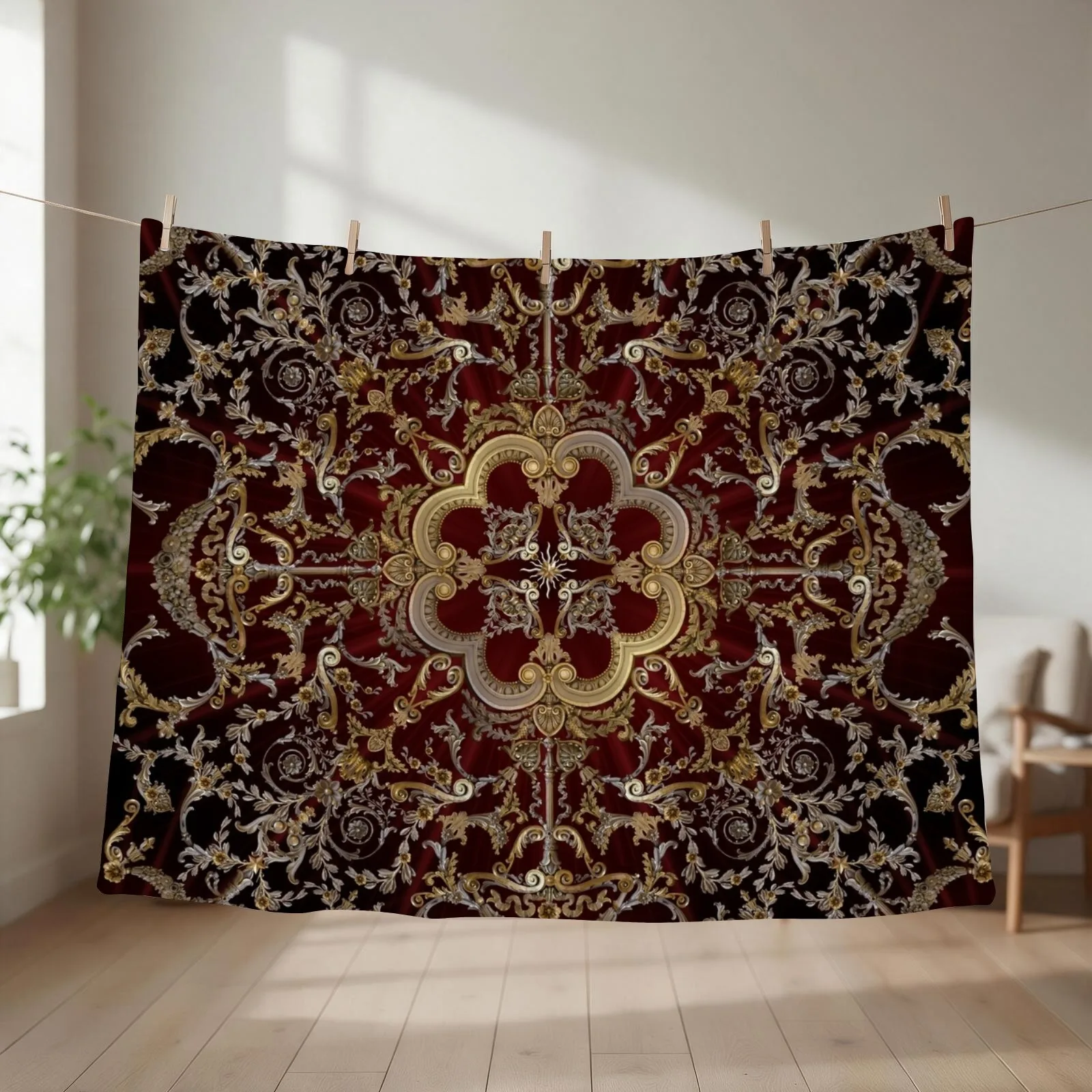 Hibernia Bank Victorian Details Collage Throw Blanket For Sofa Thin for winter anime valentine gift ideas Blankets