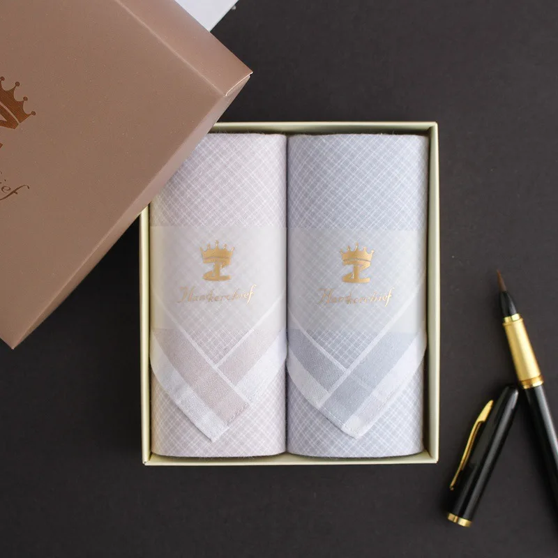 100% Cotton Absorbent Handkerchief Gift Box
