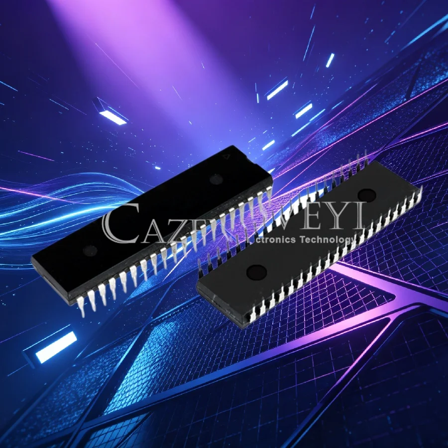 1-5pcs SM8952AC25PP SM8951AC25PP AT89S51-24PI JFC95101 KC89C72 M5L8085AP ICL7107 HD63C09P M82C55A-2 P80C321 DIP-40