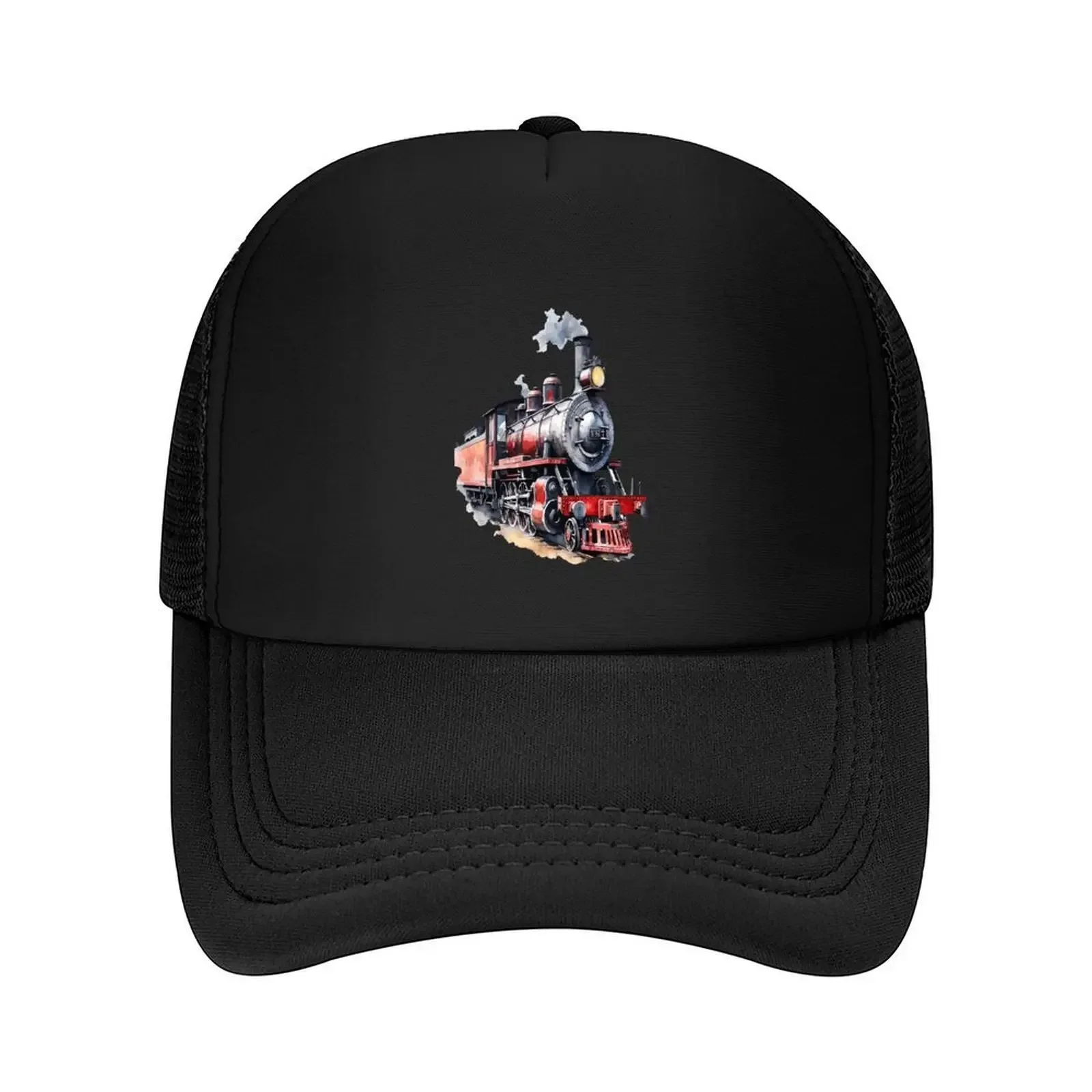 2026 Vintage Steam Engine: Elegance in Motion Baseball Cap Military Cap Man Streetwear Luxury Brand Snap Back Hat Women Caps Men