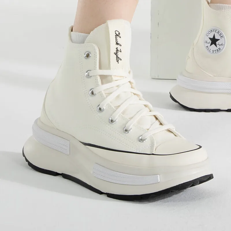 Converse men's and women's shoes 2024 winter new high-top canvas shoes thick soles comfortable fashion trend casual shoes A00868