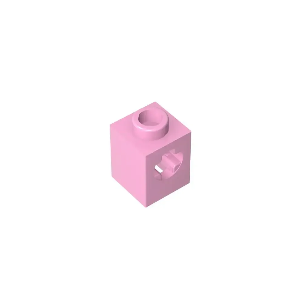 

Gobricks 1 Pcs MOC Brick 1 x 1 with Axle Hole Compatible With 73230 Model Parts Building Blocks Kids Puzzle Toy Educational Gift