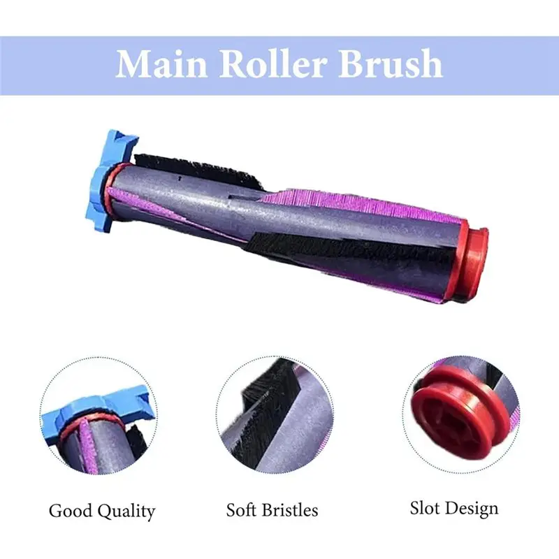 AS60-14PCS For Shark AV2800ZE RV2820YE RV2820ZE AV2820S AV2820XEUS Vacuum Cleaner Replacement Parts Main Side Brush Filter