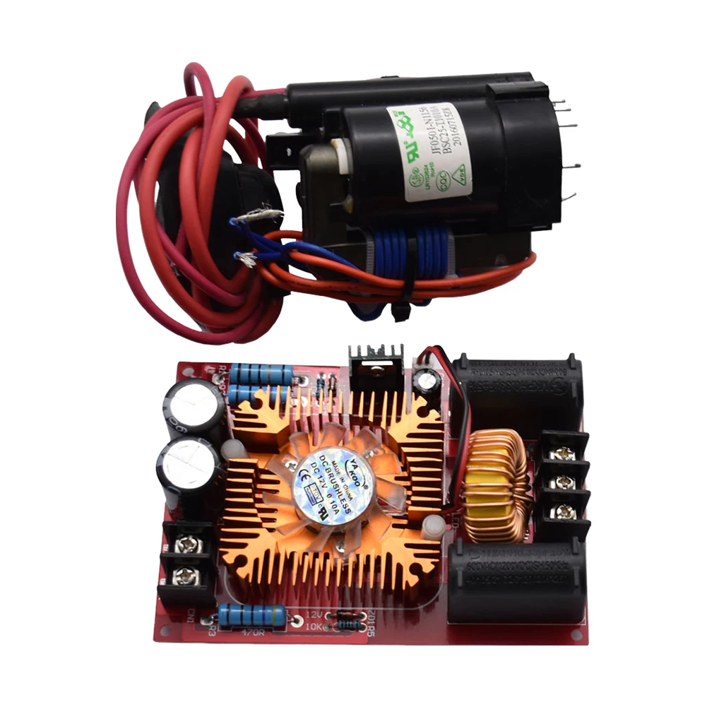 DC 12-30V ZVS Drive Board Module 15A 250W Boost High Voltage Coil Flyback Driver Generator Heating Module Ignition Coil