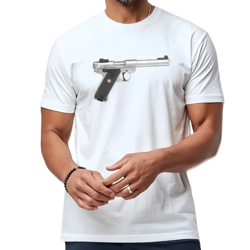T-shirt Bergame Ruger Mark IV Pistol Trees, T-shirt A3OC