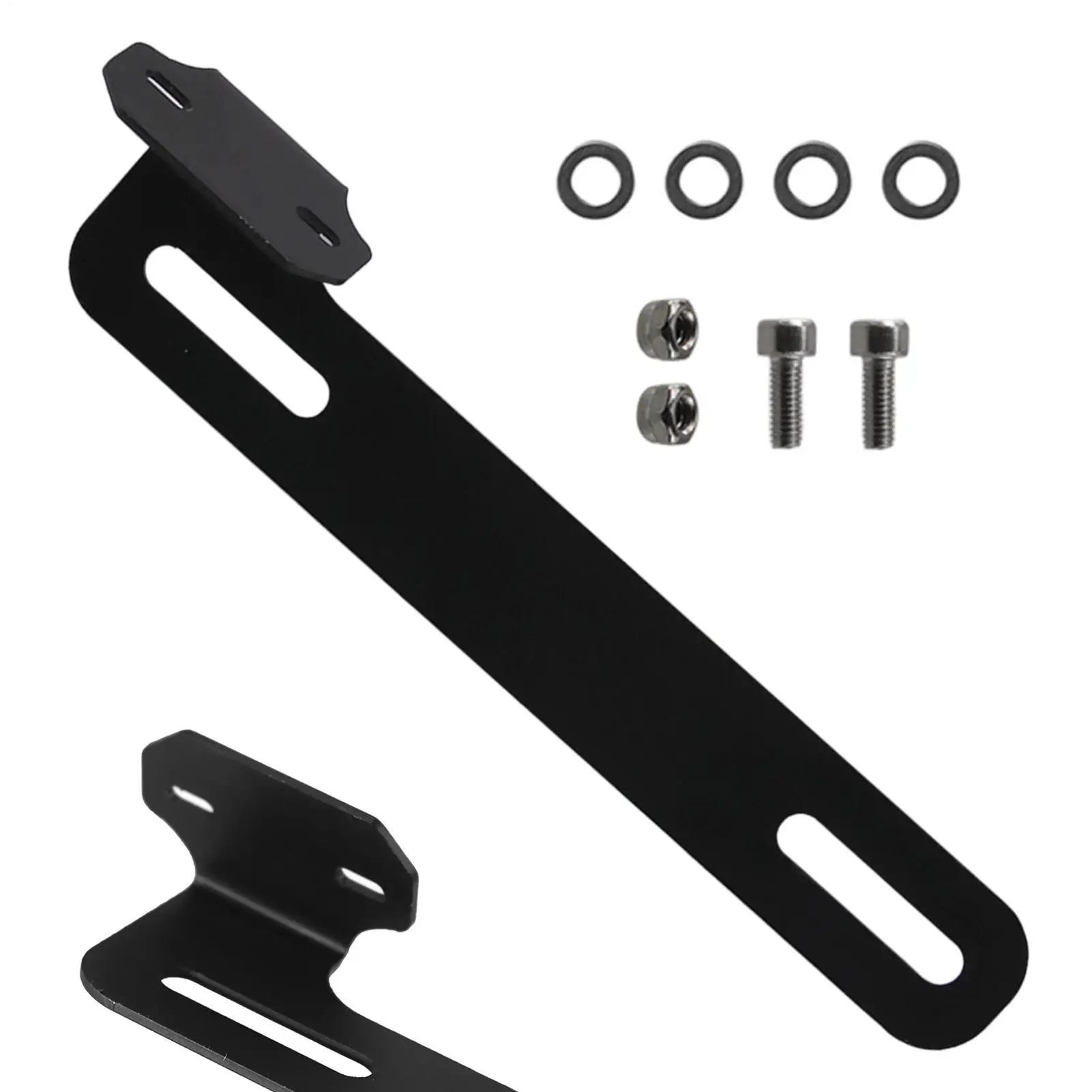 Motorcycle Rear Camera Bracket Universal License Plate Fixed Seat Rear License Plate Bracket Rust-Proof Mounting Holder