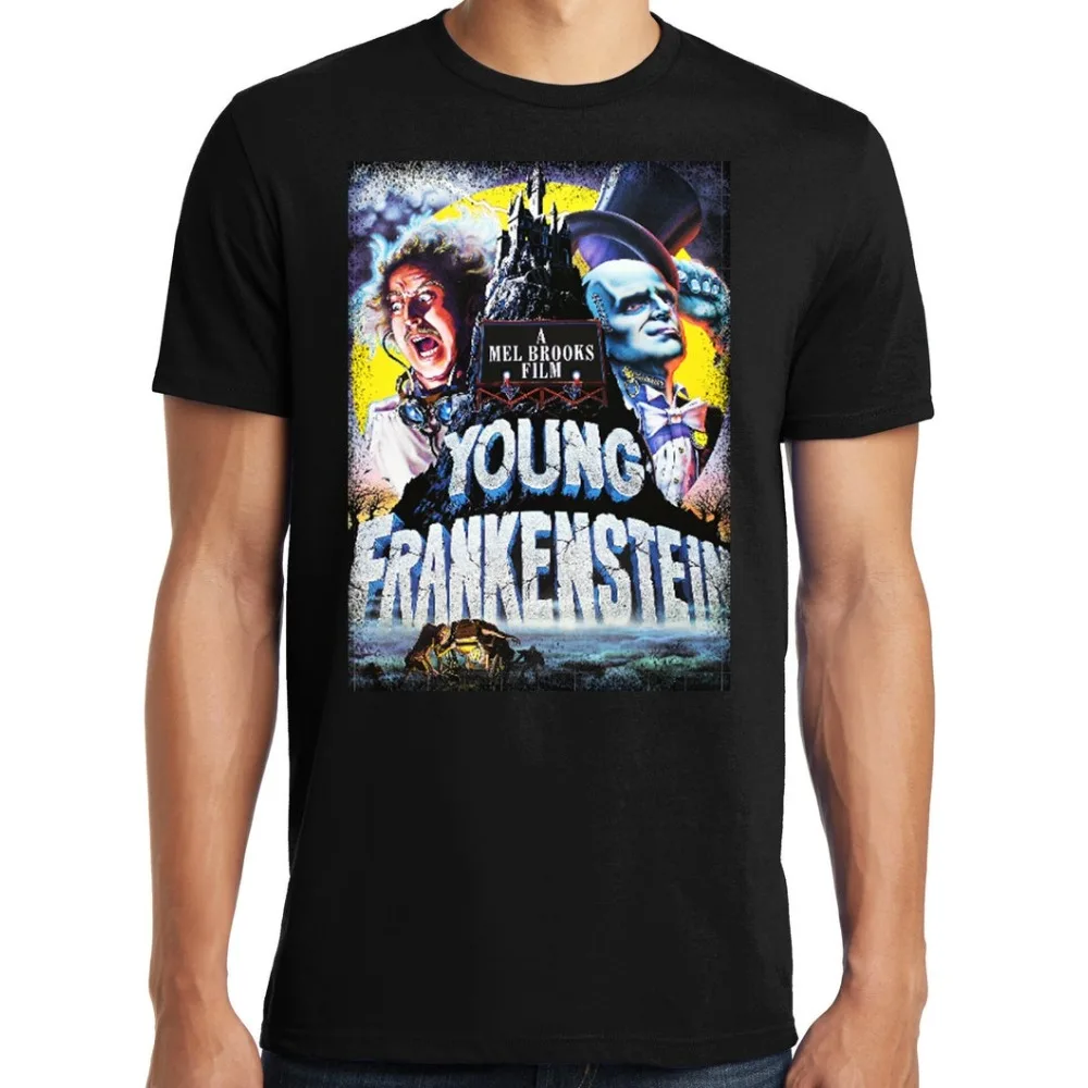 Camiseta Young Frankenstein para hombre, camiseta de verano con gráfico de película de terror y comedia clásica de Mel Brooks, camiseta holgada de manga corta para fanáticos de la ropa urbana