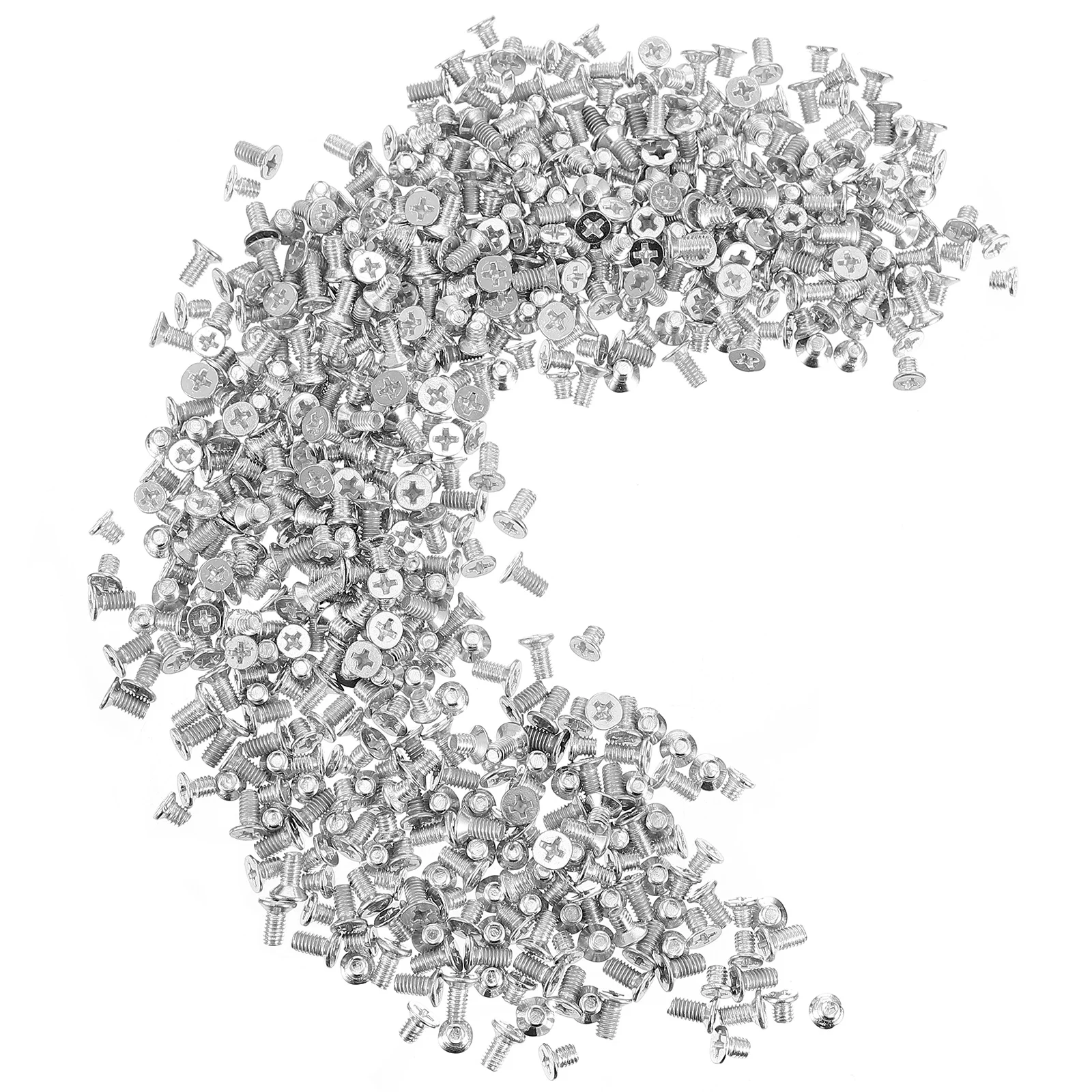 

600Pcs Wall Plate Screws Countersunk Thread Outlet Cover Screws Replacement Parts for Switch Panel Fixing Durable Wear-Resistant