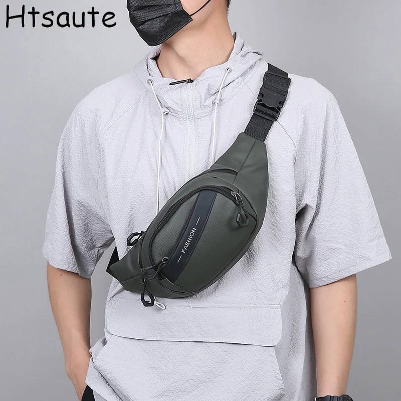

Chest Bags For Men Sports Fanny Pack Oxford Waist Pack Men's Breast Single Shoulder Bags Outdoor Sling Bag Belt Bag bolsas