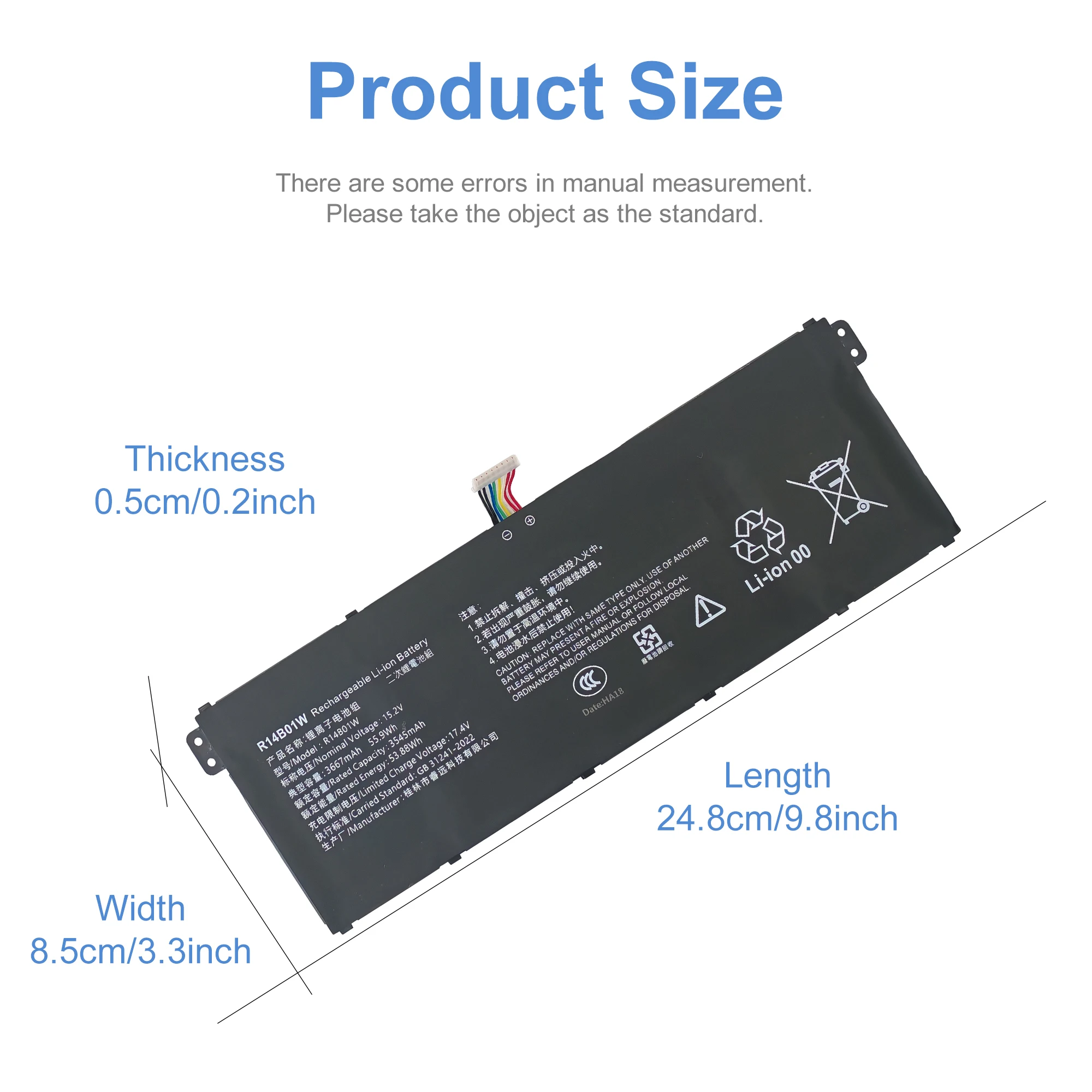 Laptop Battery R14B01W for Xiaomi RedmiBook 14 16 XMA1901-DA/DG/DJ XMA1901-AA/AG HOT SALE
