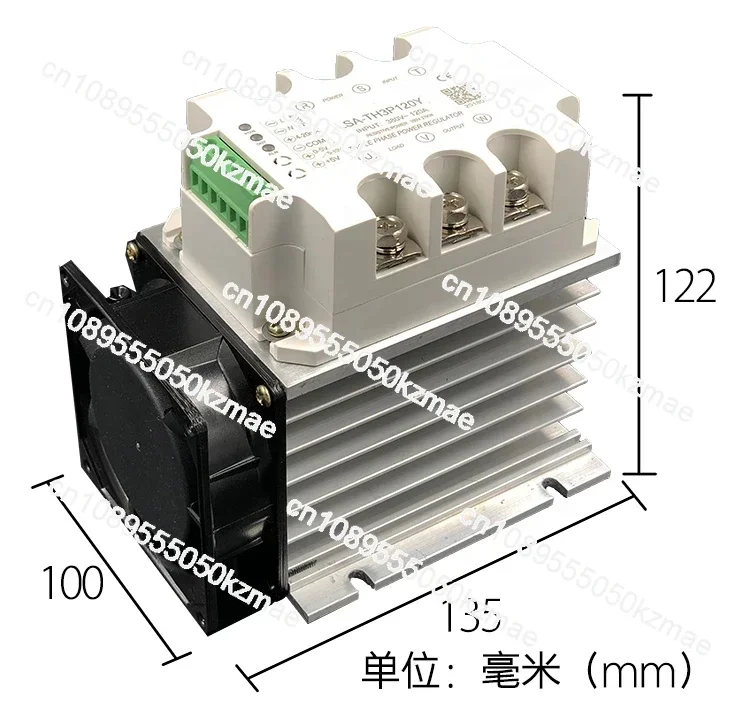 Suitable for power regulator SCR solid state relay three-phase AC voltage regulation module