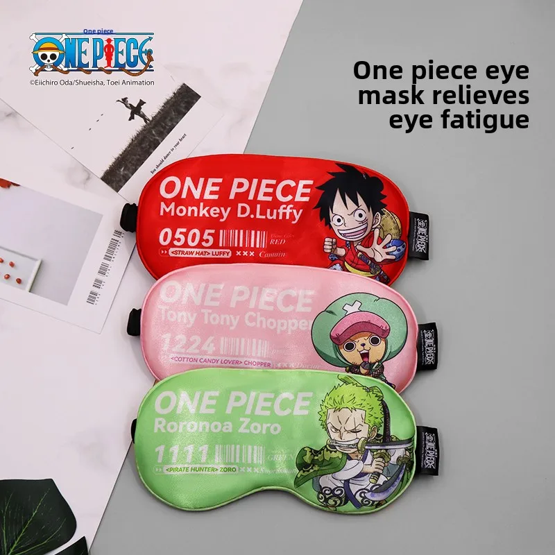 Popular anime One Piece peripheral eye mask, sleep eye mask, travel blackout eye mask, Luffy Joe Basolon Q version