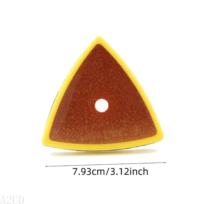 AP29 80x80mm Triangular Buffer Pad Self-adhesive Sandpaper Polishing Disc Universal Treasure Sander Shock-absorbing Pad