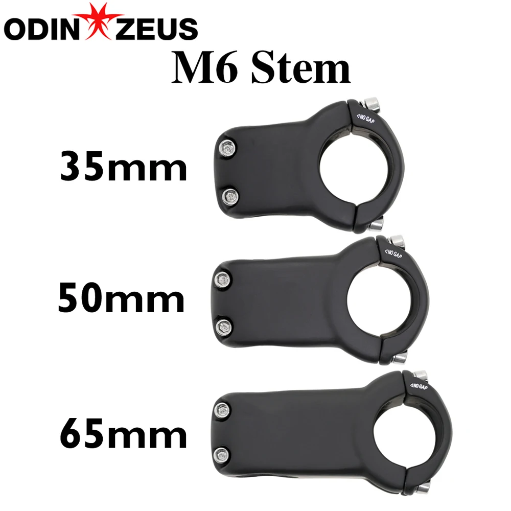 

M6 Carbon Fiber MTB Stem 31.8mm 28.6mm Ultra Light 35/50/65mm Bicycle Handlebar Stem for Road Bike Accessories