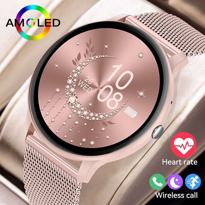 

LIGE Bluetooth Call Smart Watch Women Custom Dial Smartwatch Waterproof Watches Men Music Player Full Touch Screen Smartwatches