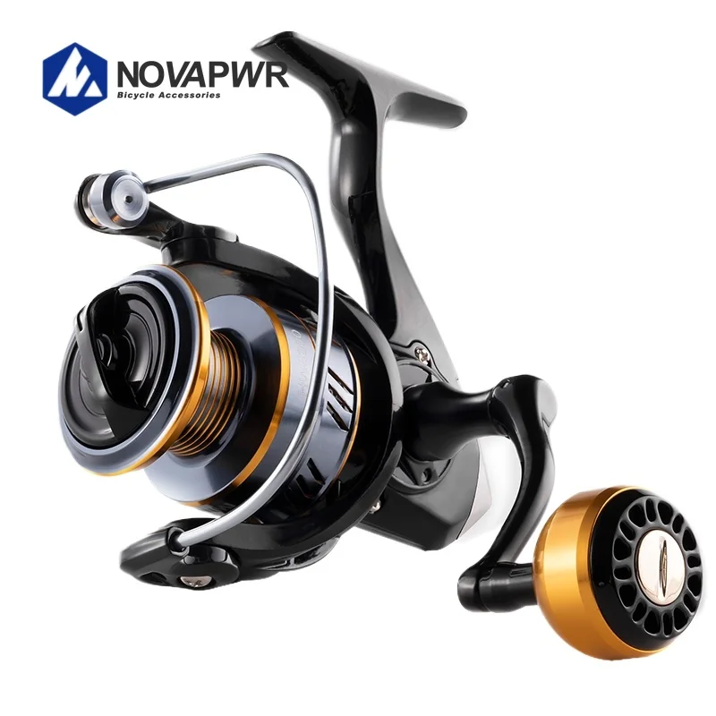 

Rooblinos HM Fishing Reel All Metal Spool 8KG Max Drag Stainless Steel Handle Saltwater Freshwater Spinning Reel