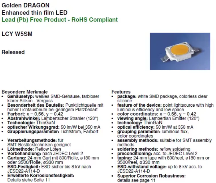 

ИК-светодиод SFH320FA IRLED 3528 980нм, фоточувствительный приемник ИК-излучения