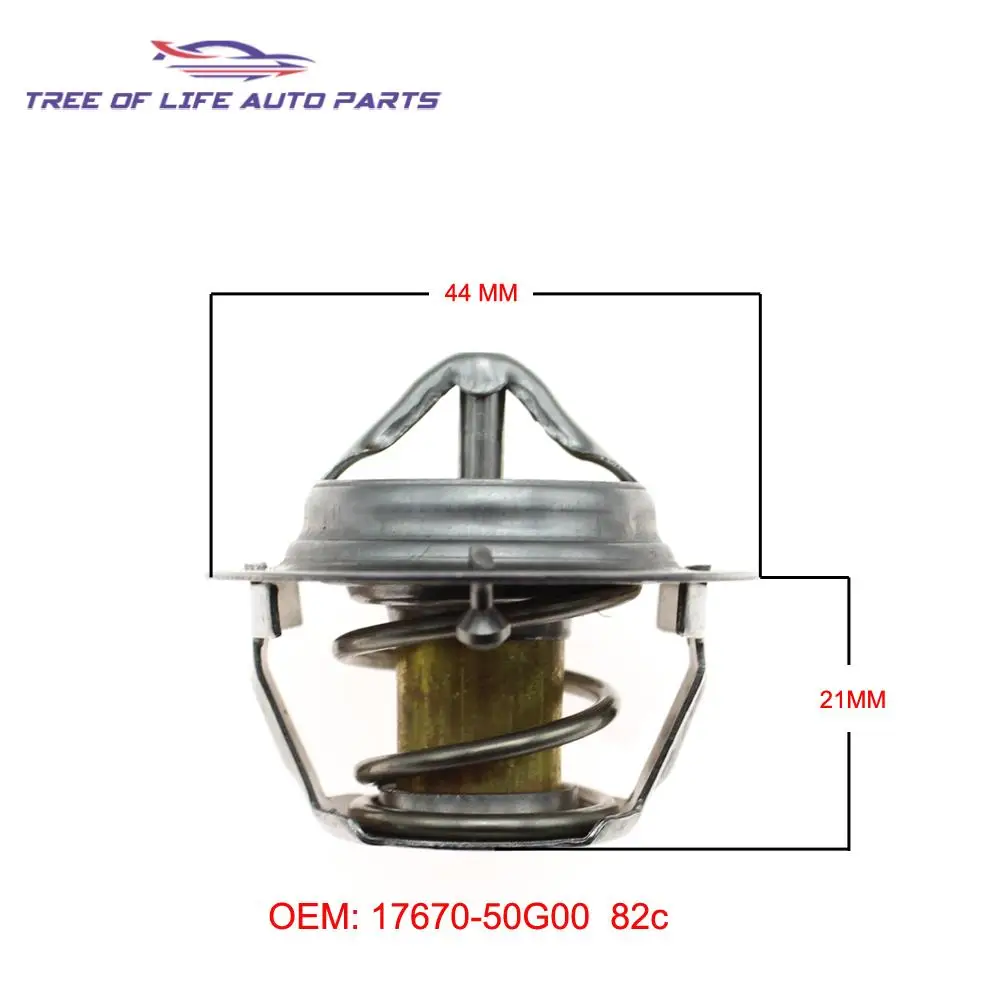17670-50G00 Koelvloeistof Thermostaat 82c Voor CHEVROLET DAEWOO MATIZ SPARK DAIHATSU CHARADE HIJET METRO 17670-76G00 1767050 G00