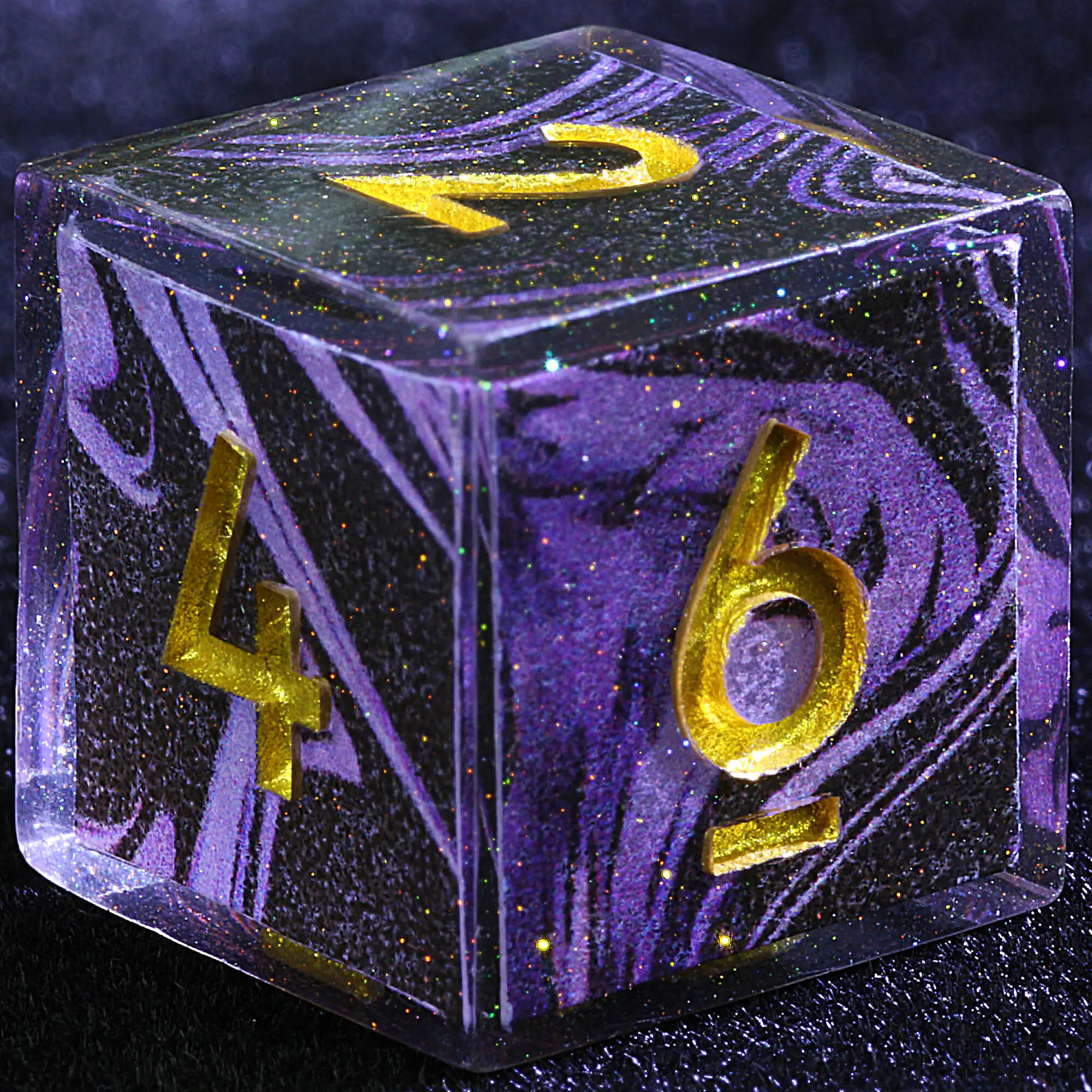 9 Polyhedral Resin Sets D and D Dice Arcane Nebula