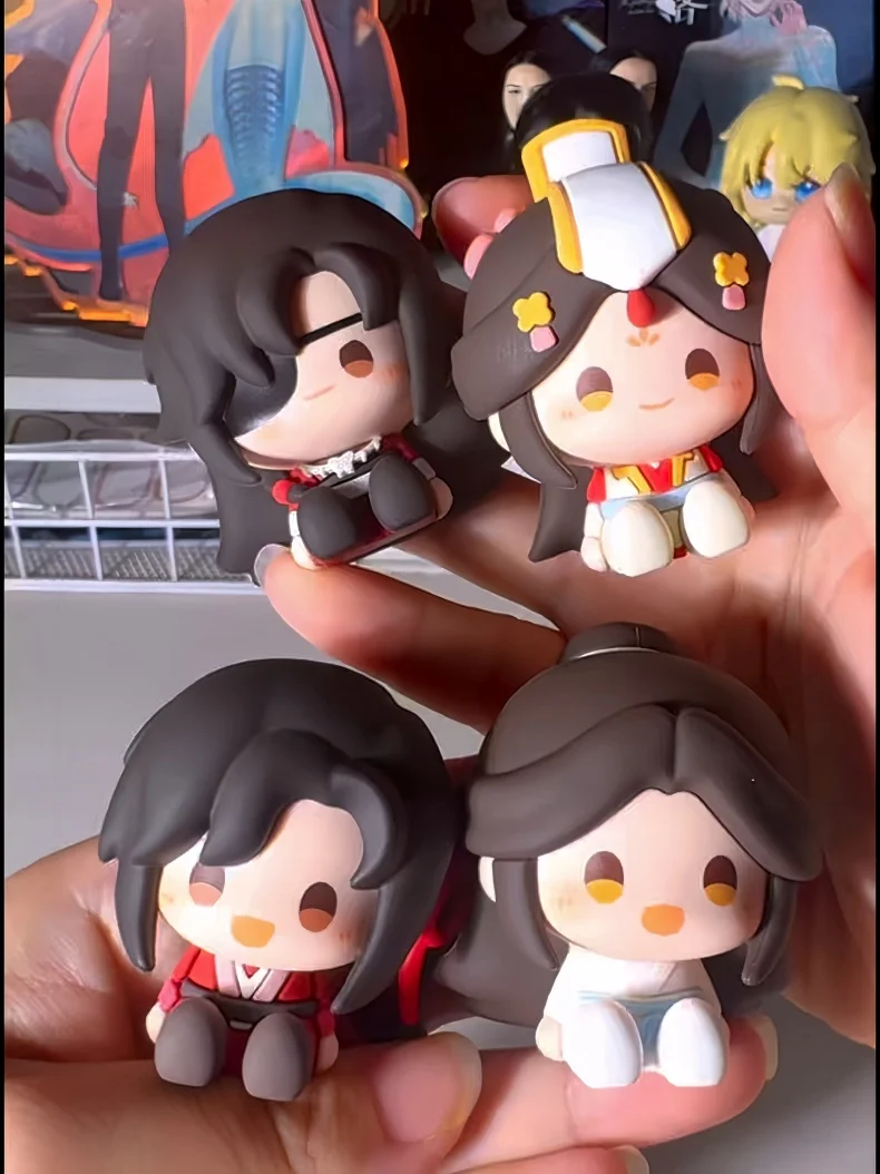 Echte Heaven Official's Blessing TGCF One Thought Blooms Blind Box Mini-Sitzfigur, Schreibtischdekoration, Sammlerstück, Geschenk – Detail 4